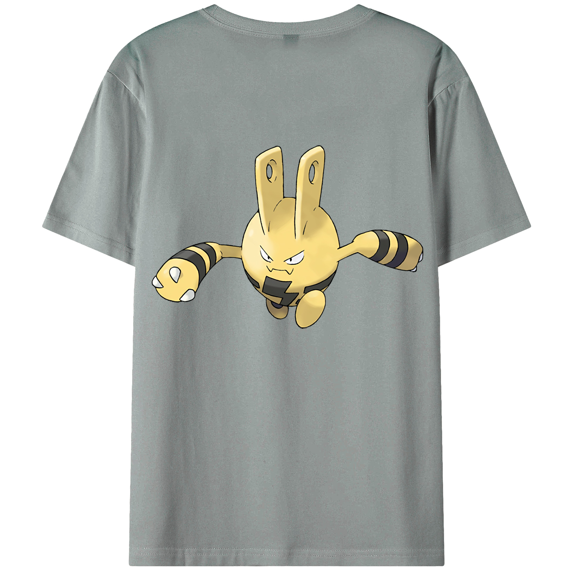 （画像用） ポケットモンスター Pokémon 綿100％ メンズ半袖Tシャツ（バックプリント） 通気性